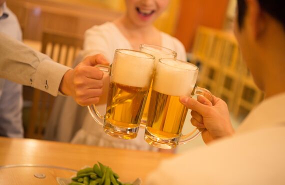 櫛原の居酒屋は種類が豊富なお酒を飲み放題で楽しむコースも人気です